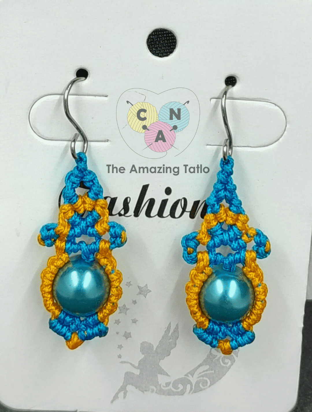 Macramé earrings 1 Macramé earrings