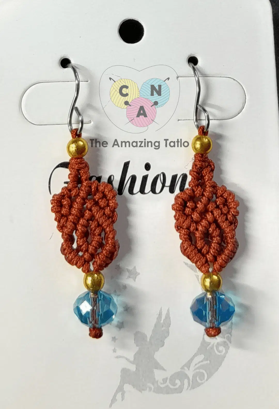 Macramé earrings 1 Macramé earrings