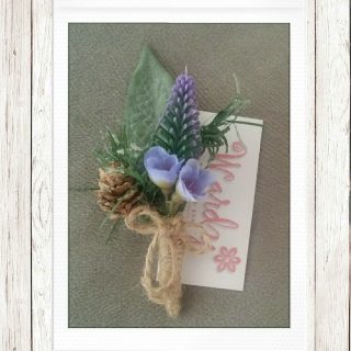 Rustic boutonniere.(Groom & groomsmen flower)