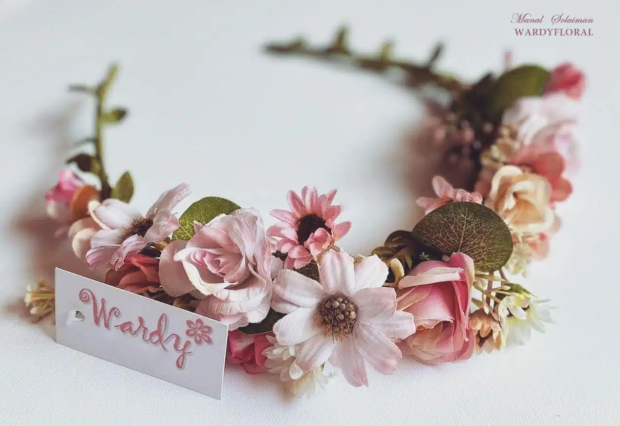 Bridal flowers head piece 4 IMG 20200808 122616 987