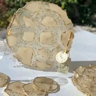 Bahgah Golden Serving Set