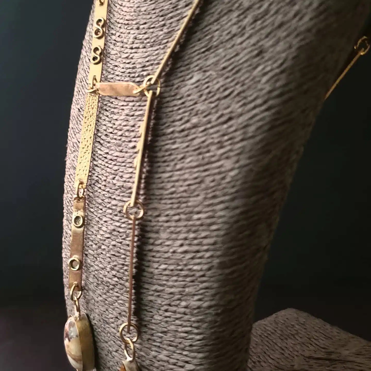 Two stone copper necklace 3 IMG 20210317 124428 159