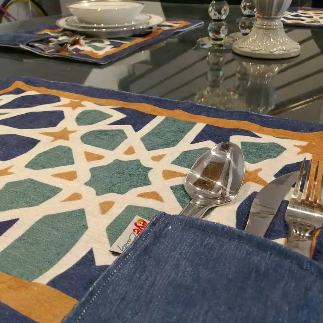 Ramadan placemat with cutlery pocket 2 IMG 20210417 233202 183