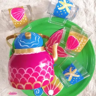 Tea set- Mermaid طقم الشاي