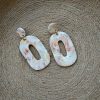 marble earrings
