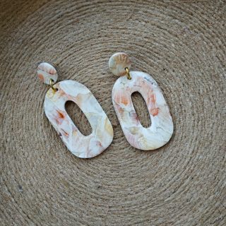 marble earrings