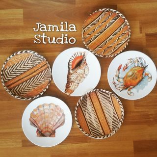 Brown Shell ( Wall Plates )