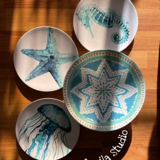 Blue Shells (wall plates)