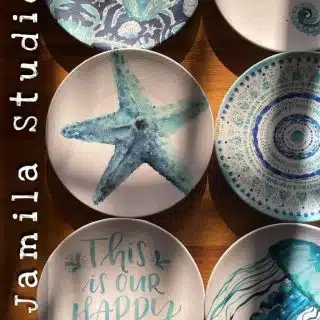 This is our happy place ( wall Summer plates )