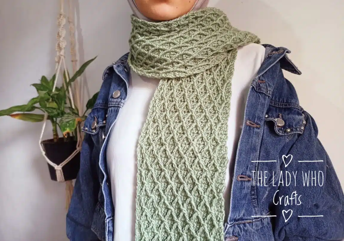 Diamond long scarf 🧣 5 IMG 20211119 220357