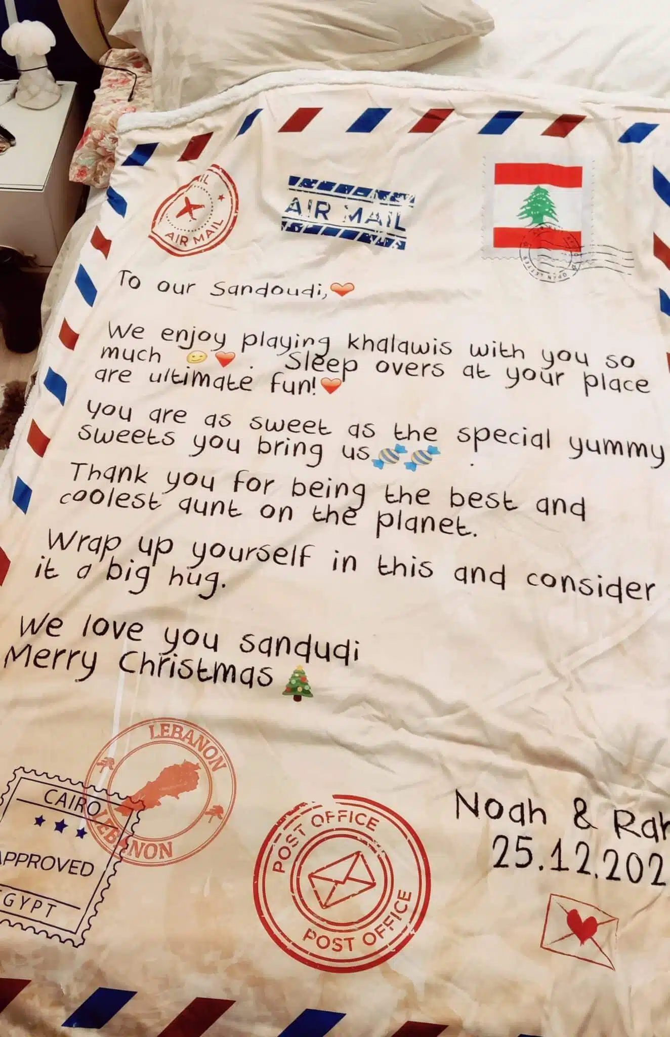 Love letter blanket (Choose blanket type) 1 Love letter blanket (Choose blanket type)