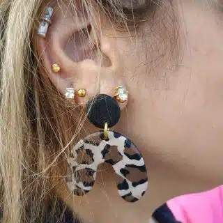 Tiger earrings