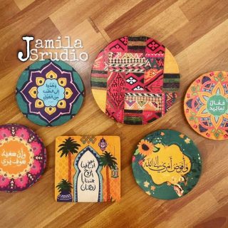 جددنا يا رمضان Ramadan Wall Plates