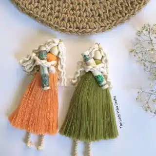 Macrame doll / Eidiea holder / car charm ✨