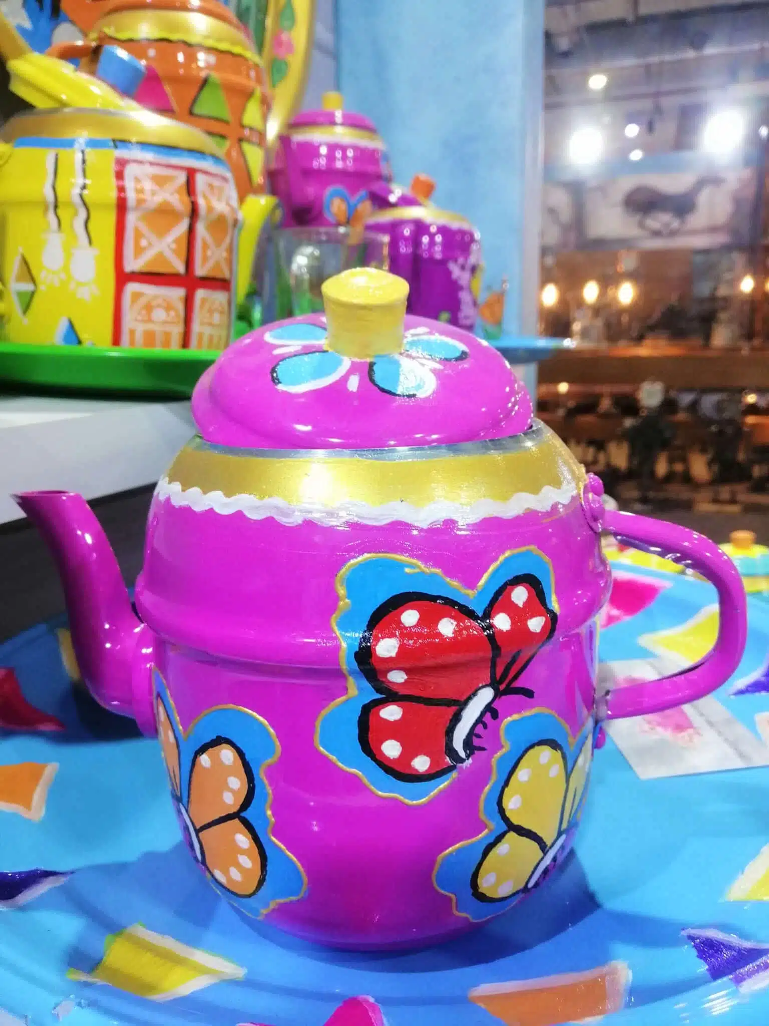 Butterfly - Aluminum Teapot 1 Butterfly - Aluminum Teapot