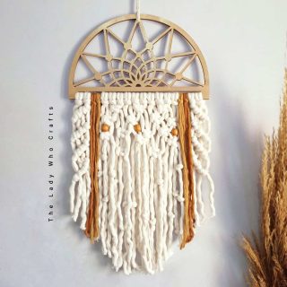 Half dream catcher Macrame