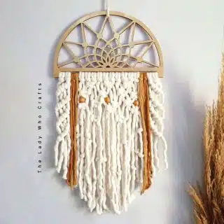 Half dream catcher Macrame