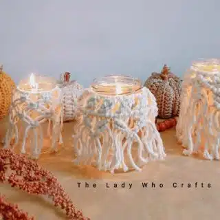Macrame jars