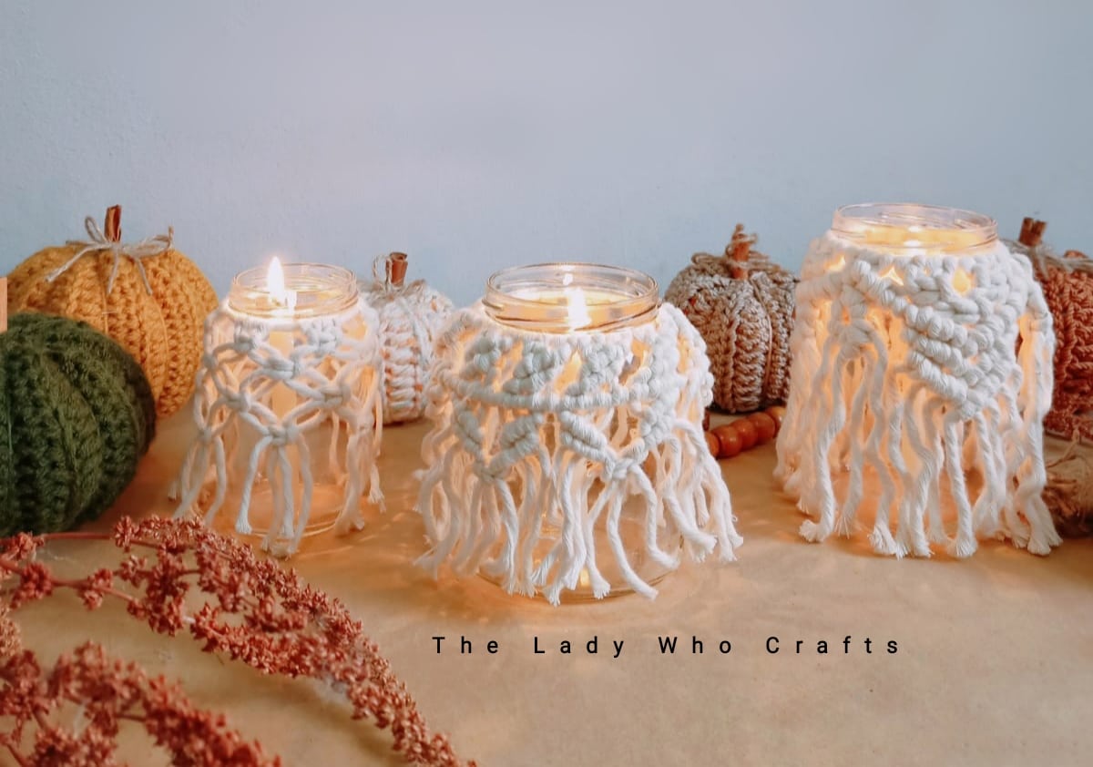 Macrame jars 1 Macrame jars