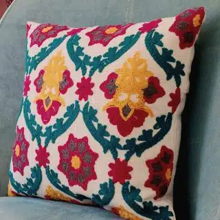 Turquoise modern classic cushion cover
