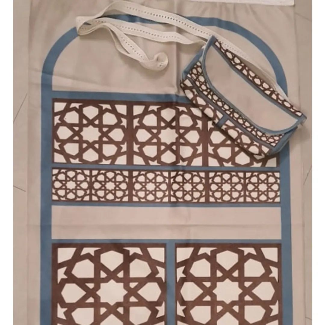 سجاده قطيفه مقاس ١٠٠سم ف ٨٠ سم بشنطه كروس 3 IMG 20230319 221657 862