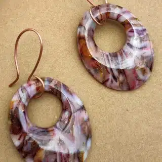 Marble earrings