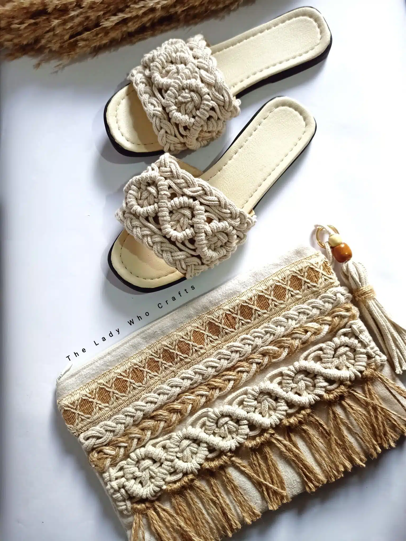 Diamond and braids macrame clutch πβ¨ 2 IMG 20230824 154209 scaled