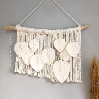 Macrame feathers and beads wall hanging 🍂💛