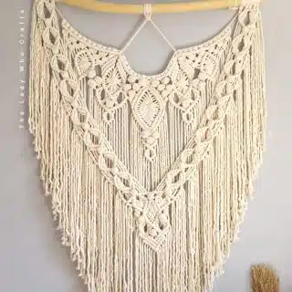 Bubbles and diamonds Large Macrame Wall Hanging 🍂💛