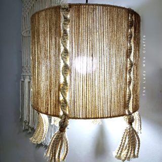 Jute and macrame chandelier ✨💛