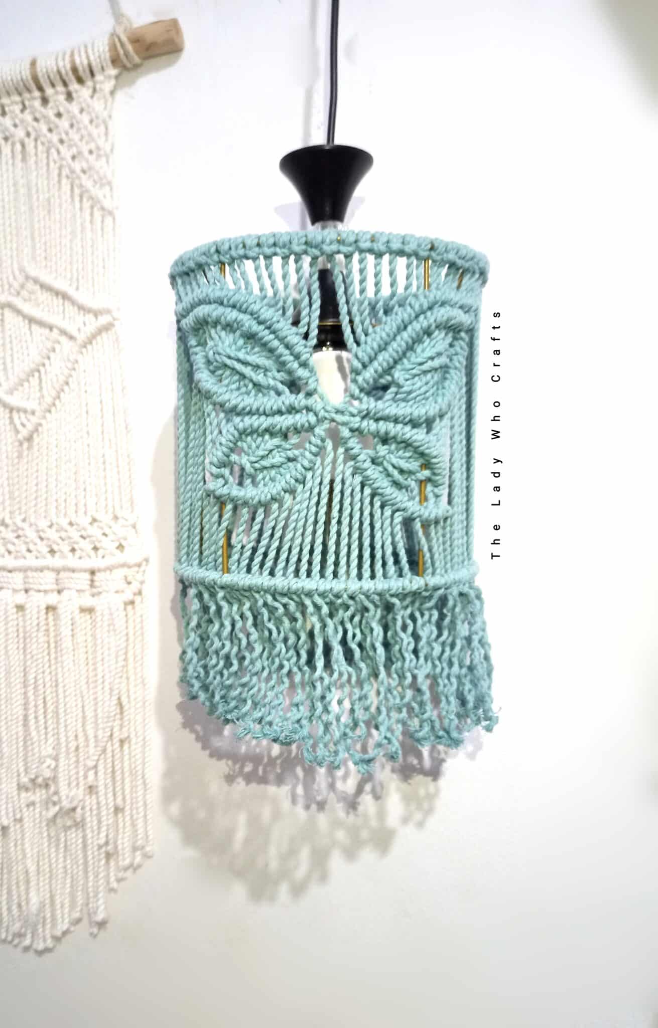 Butterfly macrame chandelier β¨π 1 Butterfly macrame chandelier β¨π