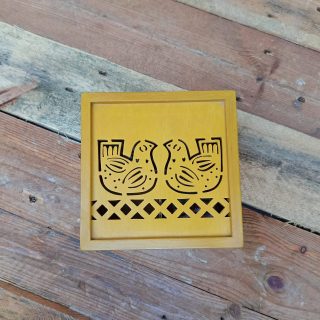 علبة شاي خشب كونتر وزان .