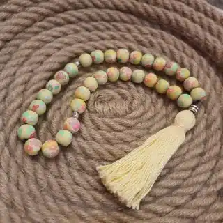 سبحه 33 من الطمي الهندي مقاس ١٠ مل --