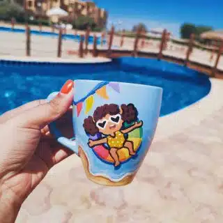 Summer girl mug