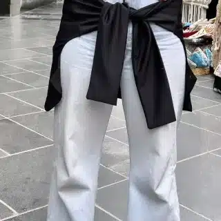 Hip cover with sleeves