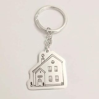 Home is where you are keychain