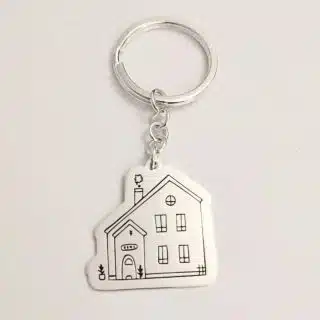 Home is where you are keychain