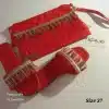 Red lovers ♥️ A clutch and slippers set