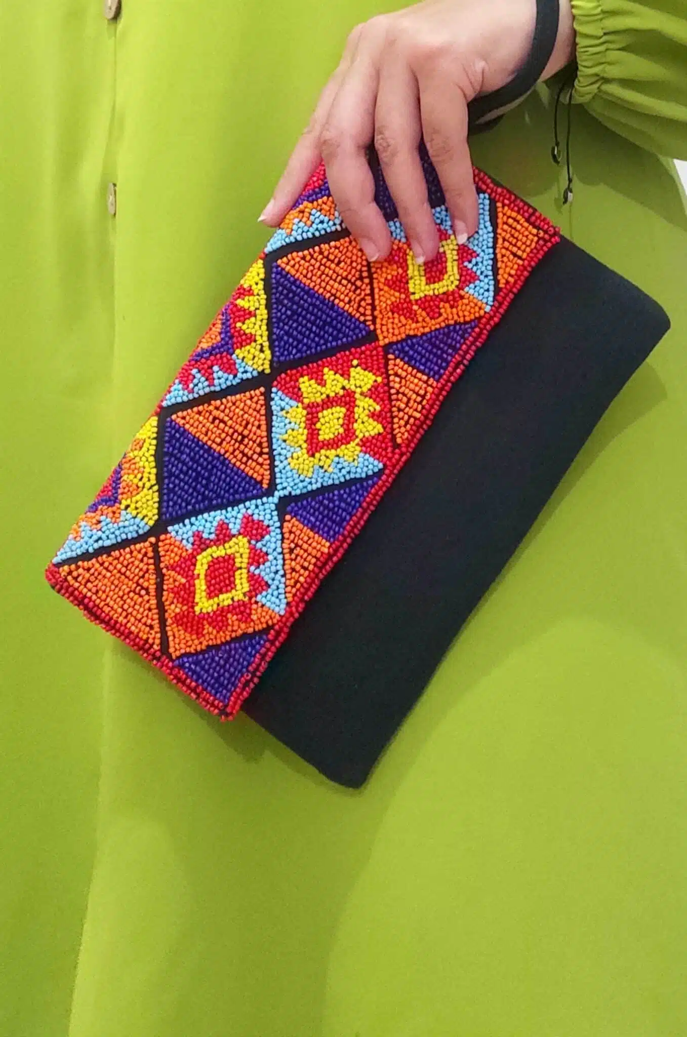 Sinawy Colorful Beaded clutch 3 IMG 20240714 190725 scaled