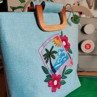 Photo frame totebag