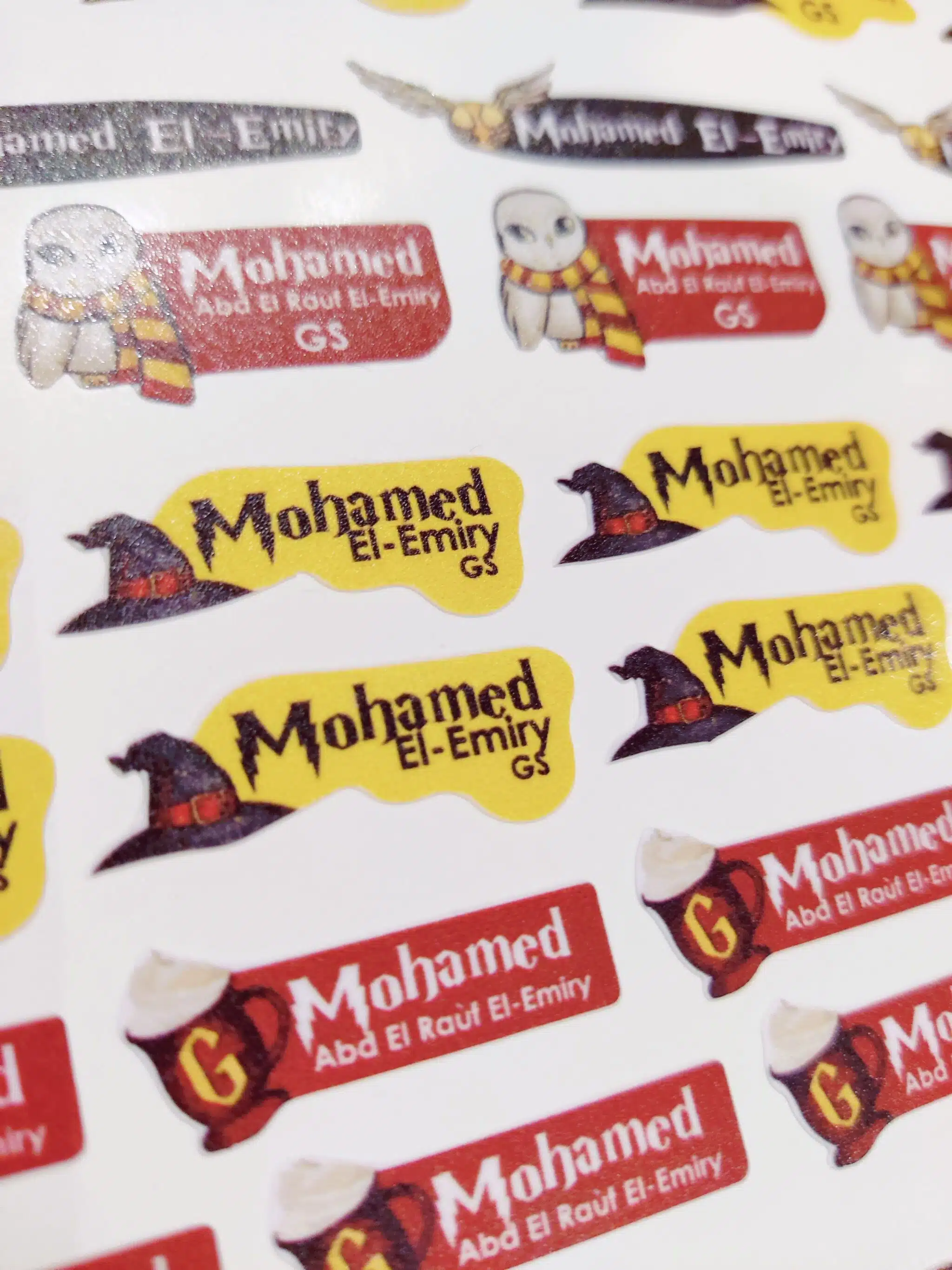 Harry Potter waterproof school stickers 2 IMG 20240827 030855 scaled