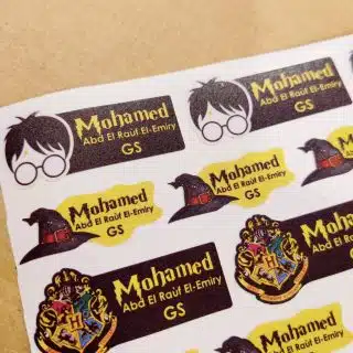 Harry Potter waterproof school stickers