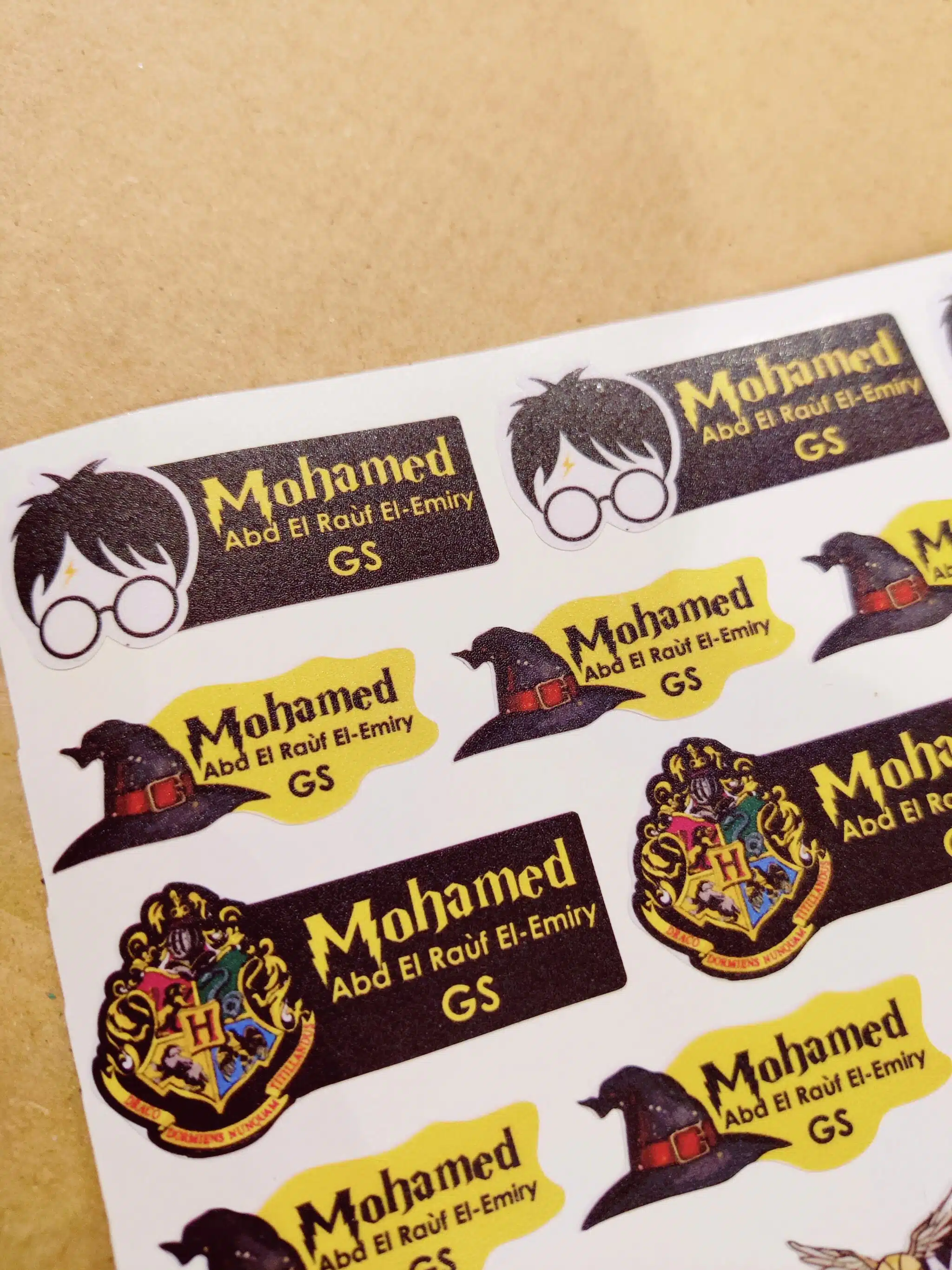 Harry Potter waterproof school stickers 1 Harry Potter waterproof school stickers