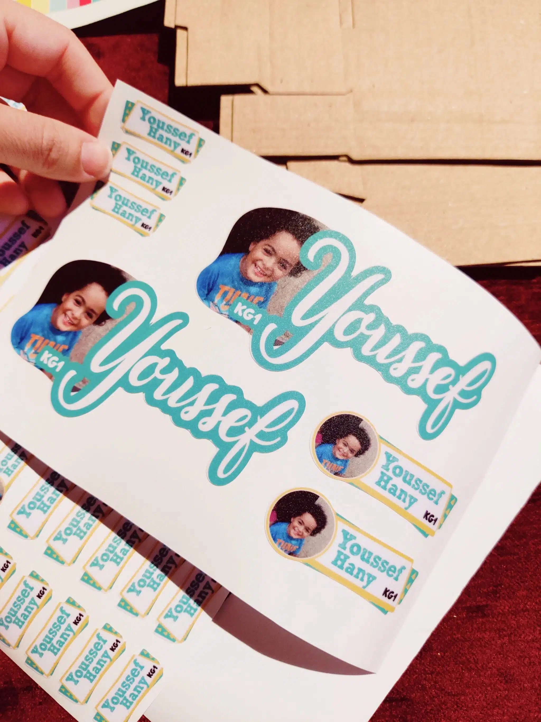 Picture waterproof school stickers 1 Picture waterproof school stickers