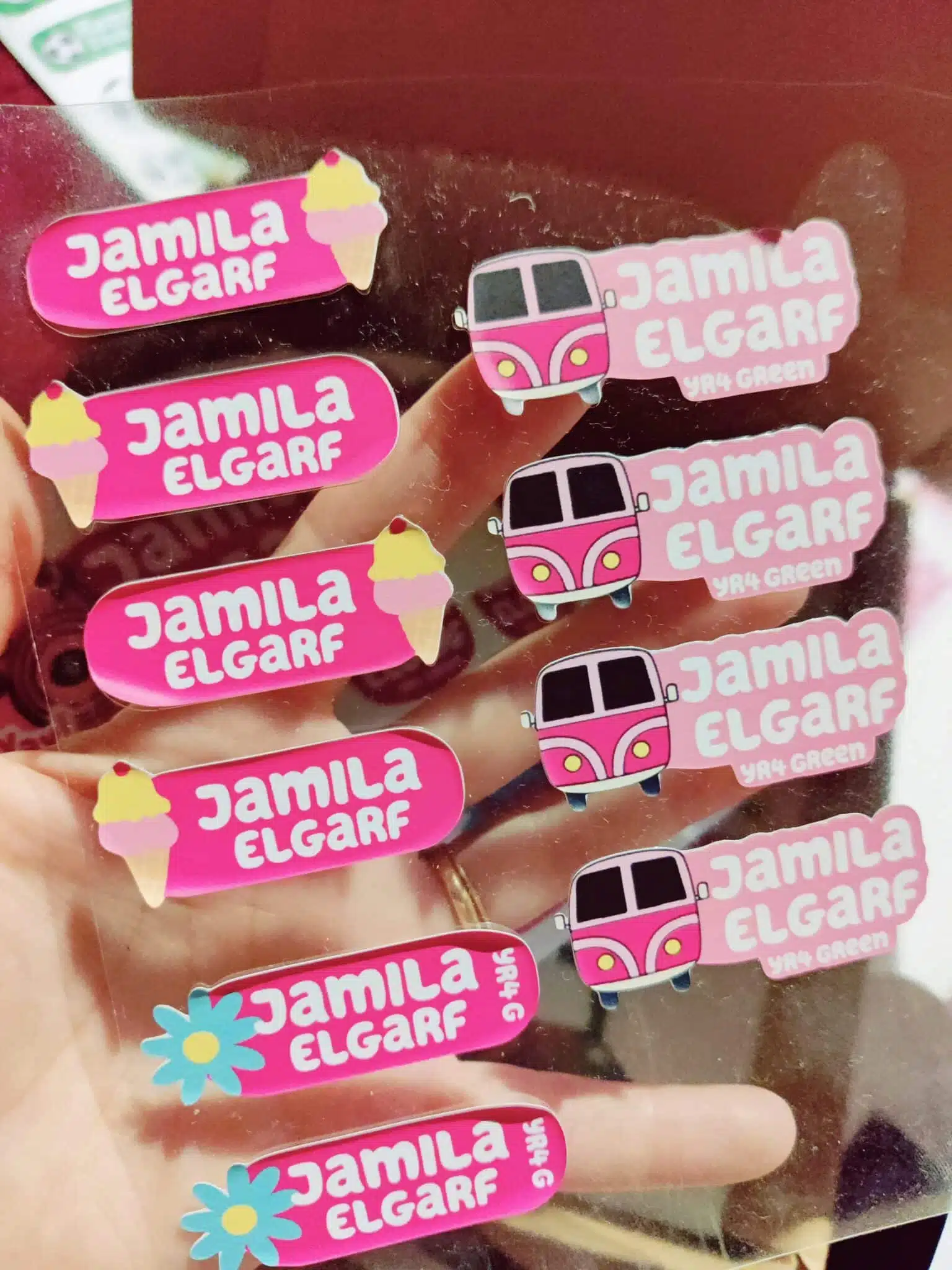 Preppy waterproof school stickers 3 IMG 20240827 031541 scaled