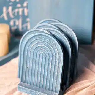 Blue arch coasters