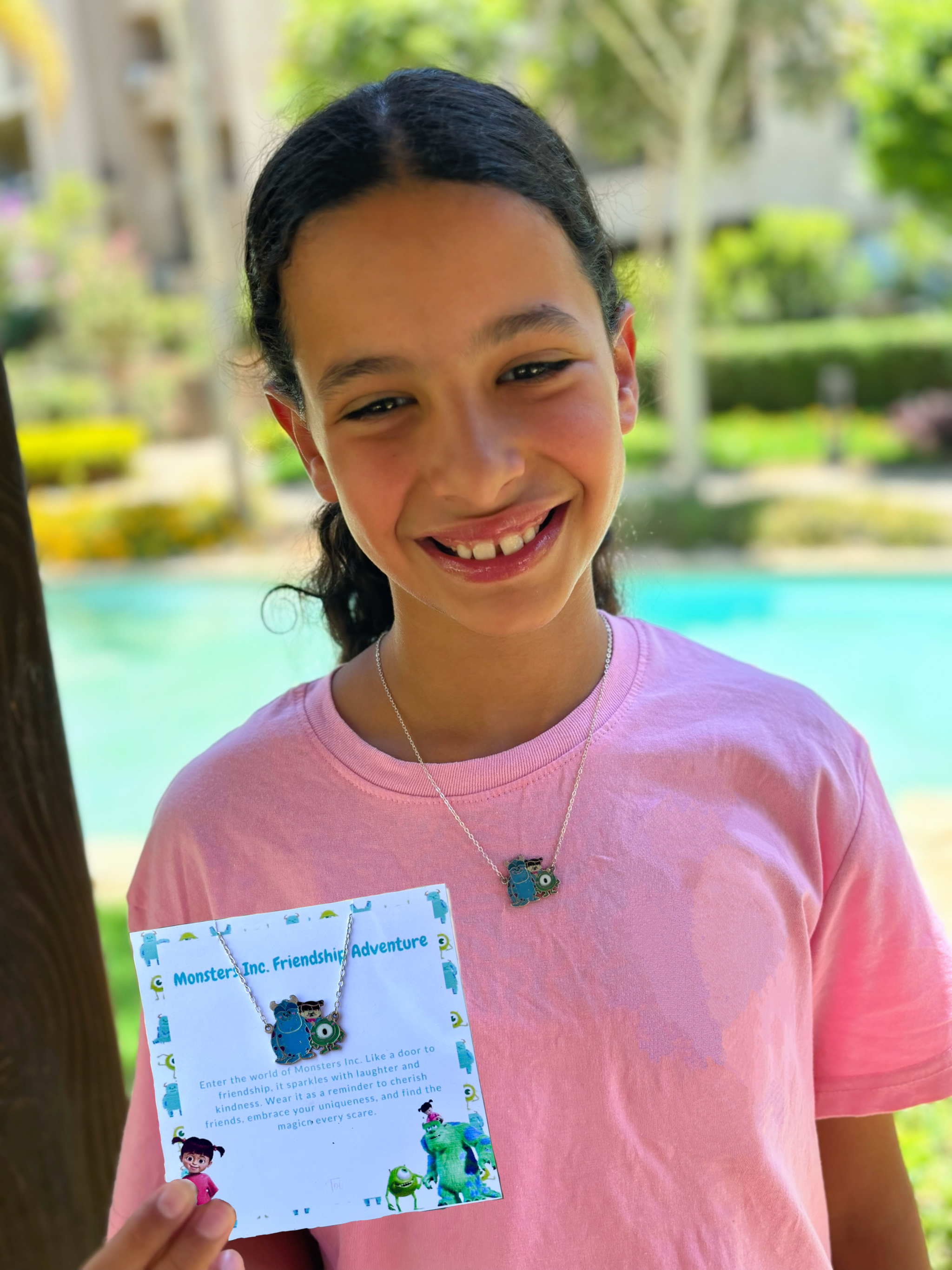 Monsters Inc Silver Necklace 2 IMG 2580