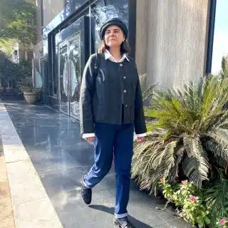 Dark green wool jacket