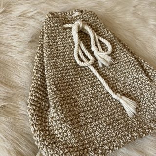 Crochet back bag