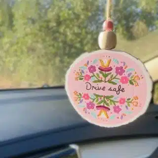 Drive Safe / دعاء الركوب (Car Pendant)